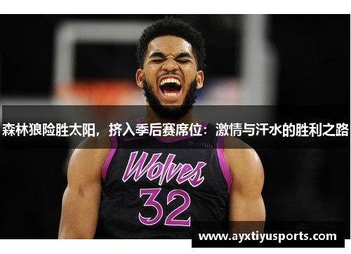 森林狼险胜太阳，挤入季后赛席位：激情与汗水的胜利之路